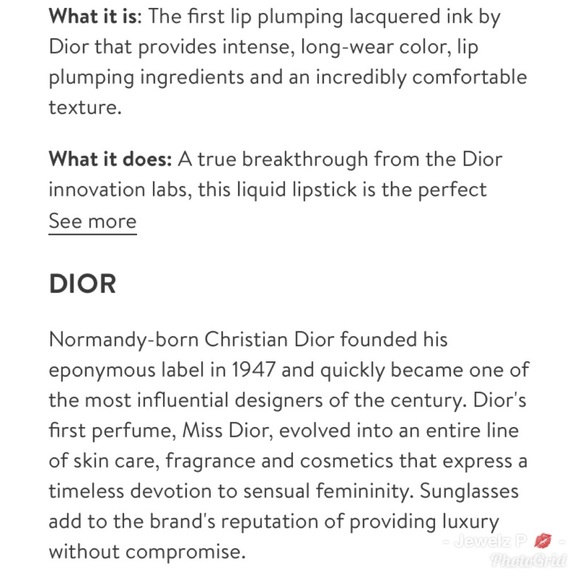 💄Dior Addict Lip Plumping Lacquer Ink - Picture 2 of 2